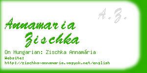 annamaria zischka business card